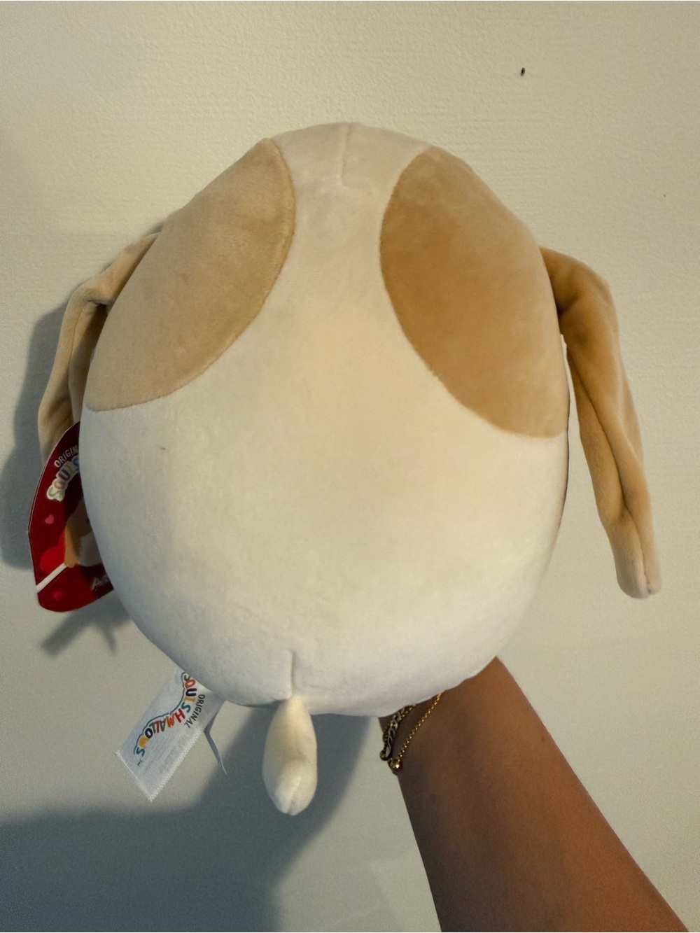 Squishmallows Adela Dog 8” Valentine’s Plush NWT Hearts Original Tag - Picture 3 of 4